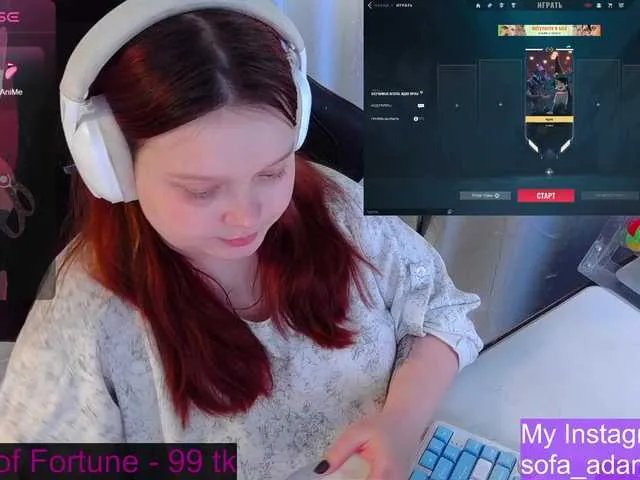 AlinaAdams — For surgery | All actions only by menu | Favorite vibrations 45, 51, 55, 112 | Invite 100 TC to Privat | 