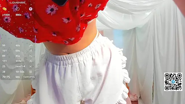 StormyAlex — tease with shoulders & suck finger